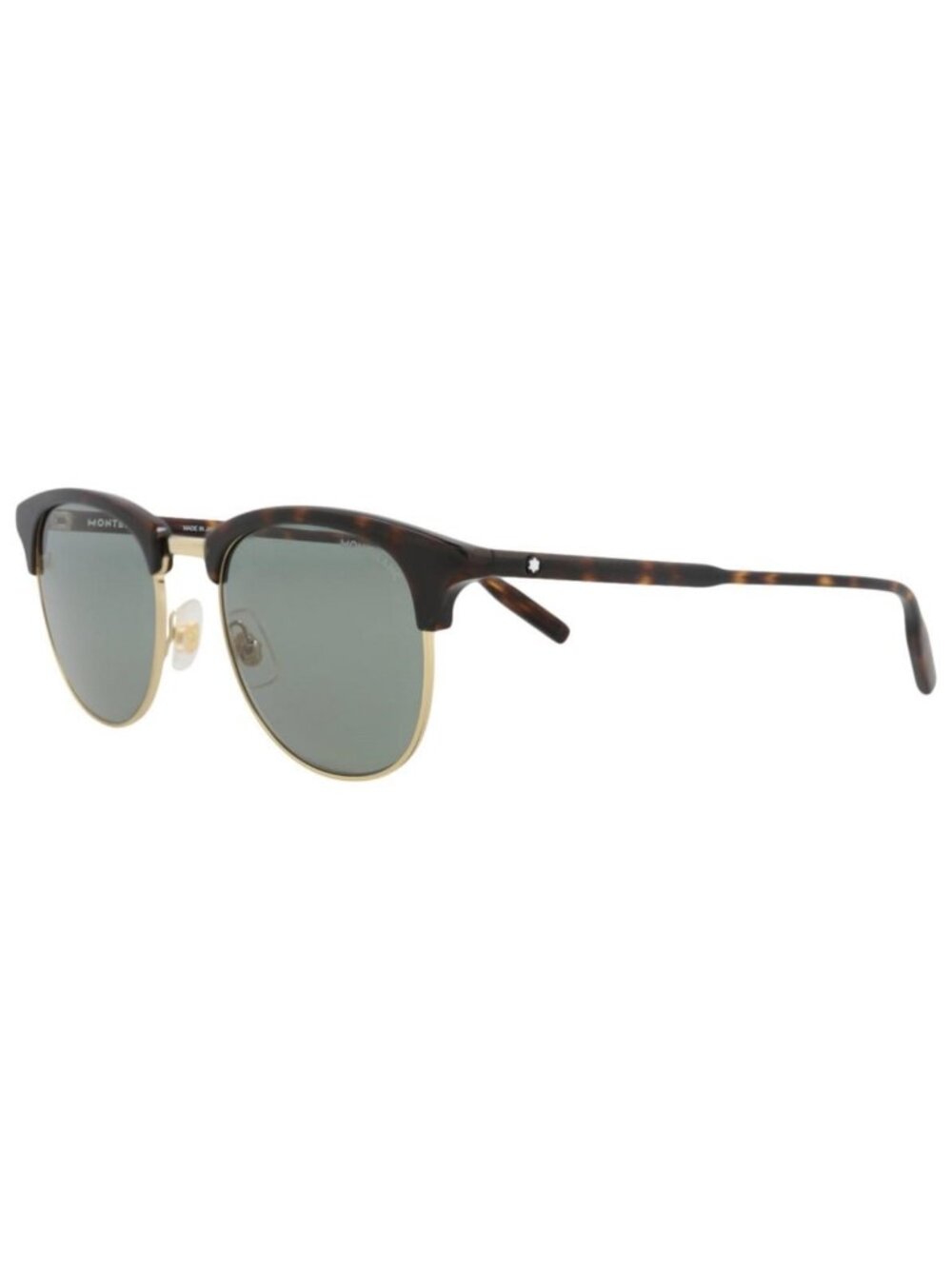 New Montblanc Mens Round/Oval Havana Havana Green Fashion Designer Sunglasses